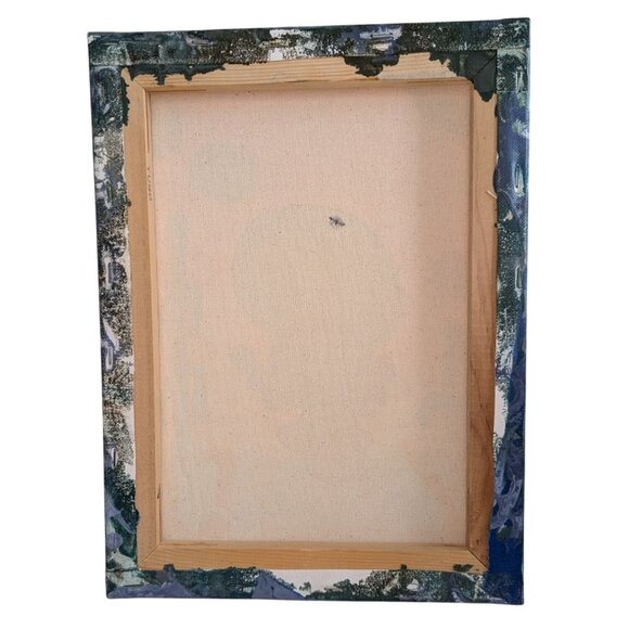 Abstract Acrylic Painting On Canvas By B. Chenow - Picture 3 of 4